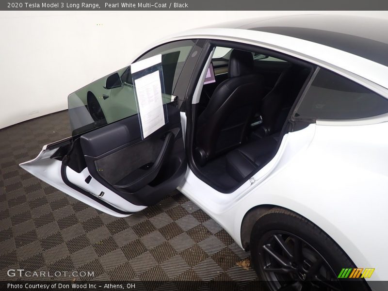 Pearl White Multi-Coat / Black 2020 Tesla Model 3 Long Range