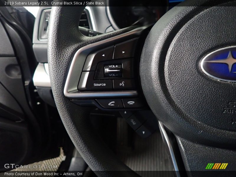 Crystal Black Silica / Slate Black 2019 Subaru Legacy 2.5i