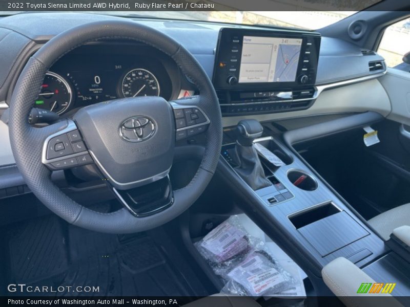 Ruby Flare Pearl / Chataeu 2022 Toyota Sienna Limited AWD Hybrid