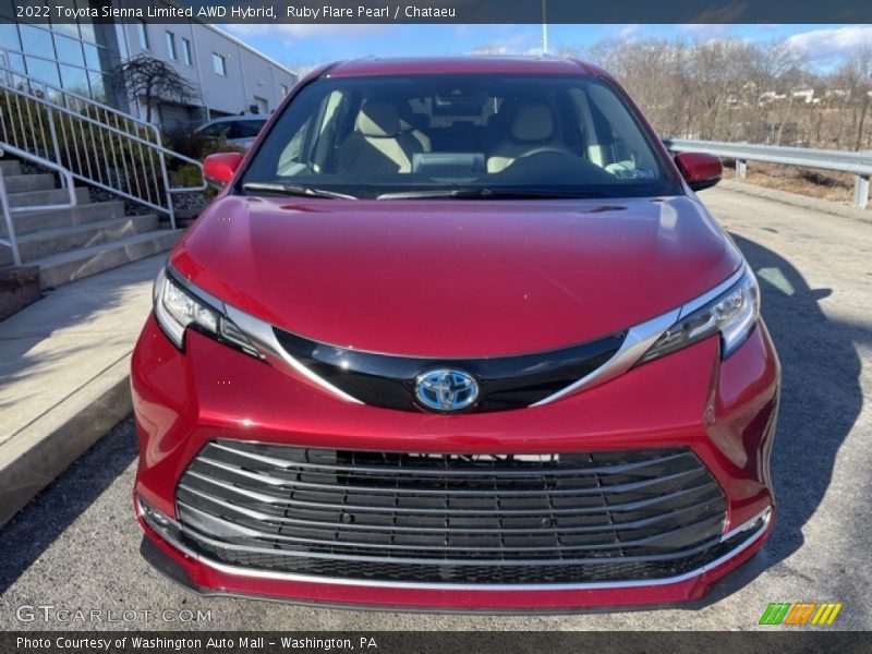  2022 Sienna Limited AWD Hybrid Ruby Flare Pearl