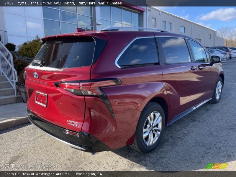 Ruby Flare Pearl / Chataeu 2022 Toyota Sienna Limited AWD Hybrid