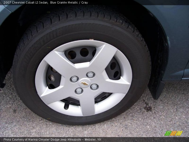 Blue Granite Metallic / Gray 2007 Chevrolet Cobalt LS Sedan