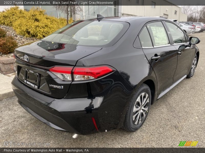 Black Sand Pearl / Light Gray/Moonstone 2022 Toyota Corolla LE Hybrid