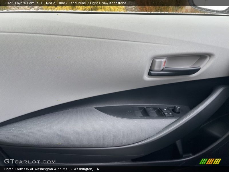 Black Sand Pearl / Light Gray/Moonstone 2022 Toyota Corolla LE Hybrid