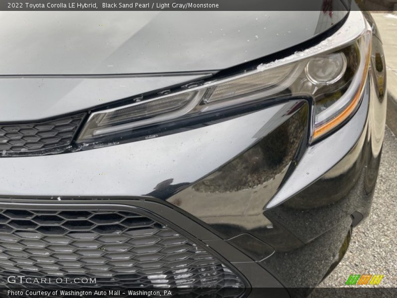 Black Sand Pearl / Light Gray/Moonstone 2022 Toyota Corolla LE Hybrid