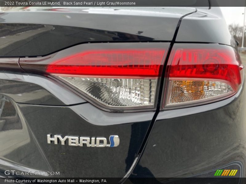 Black Sand Pearl / Light Gray/Moonstone 2022 Toyota Corolla LE Hybrid