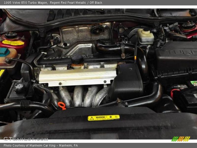 Regent Red Pearl Metallic / Off Black 1995 Volvo 850 Turbo Wagon