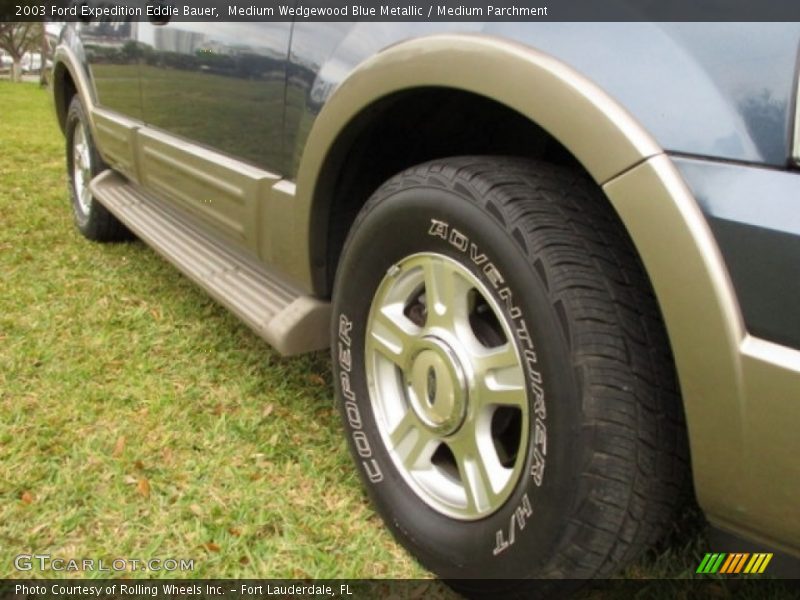 Medium Wedgewood Blue Metallic / Medium Parchment 2003 Ford Expedition Eddie Bauer