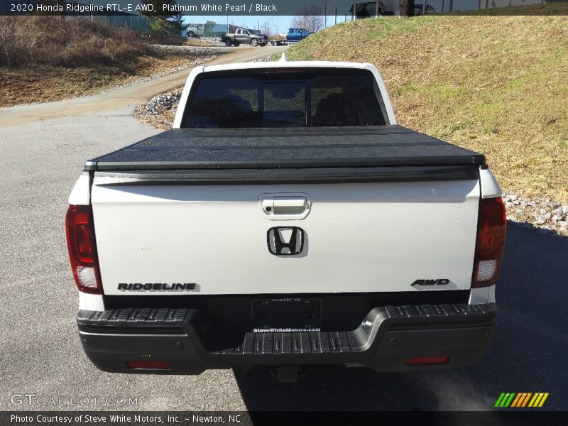 Platinum White Pearl / Black 2020 Honda Ridgeline RTL-E AWD