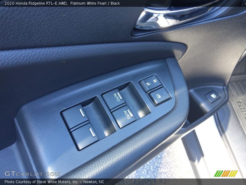 Platinum White Pearl / Black 2020 Honda Ridgeline RTL-E AWD