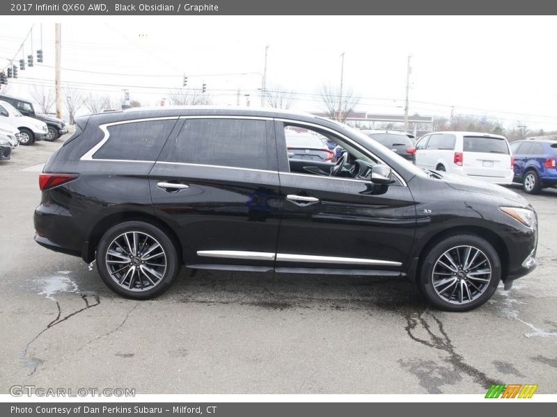 Black Obsidian / Graphite 2017 Infiniti QX60 AWD