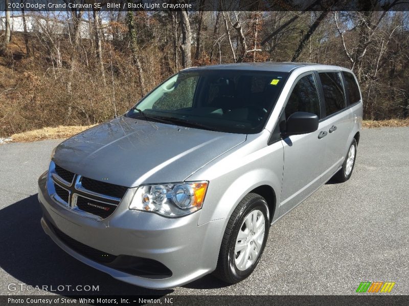 Billet / Black/Light Graystone 2020 Dodge Grand Caravan SE