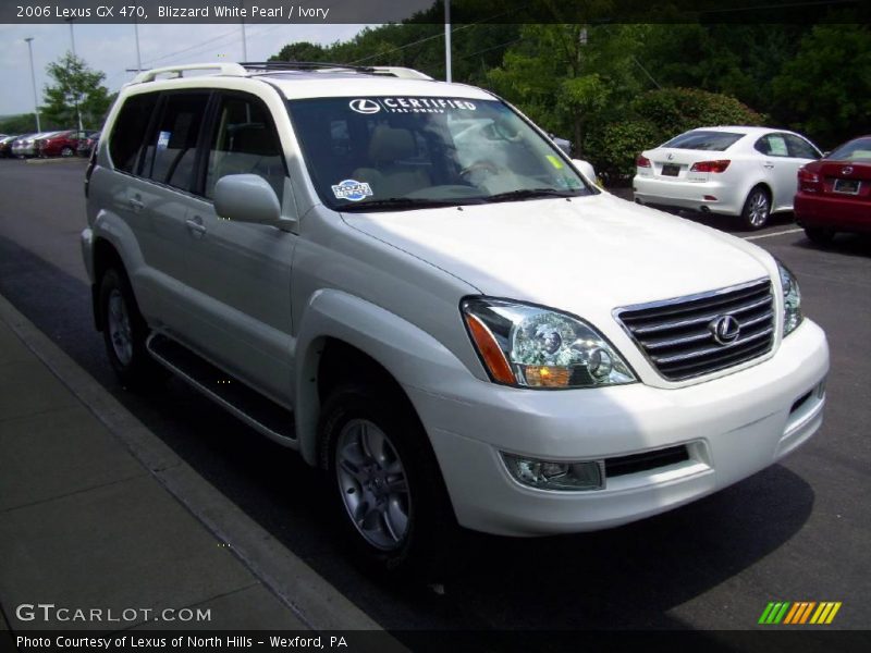 Blizzard White Pearl / Ivory 2006 Lexus GX 470