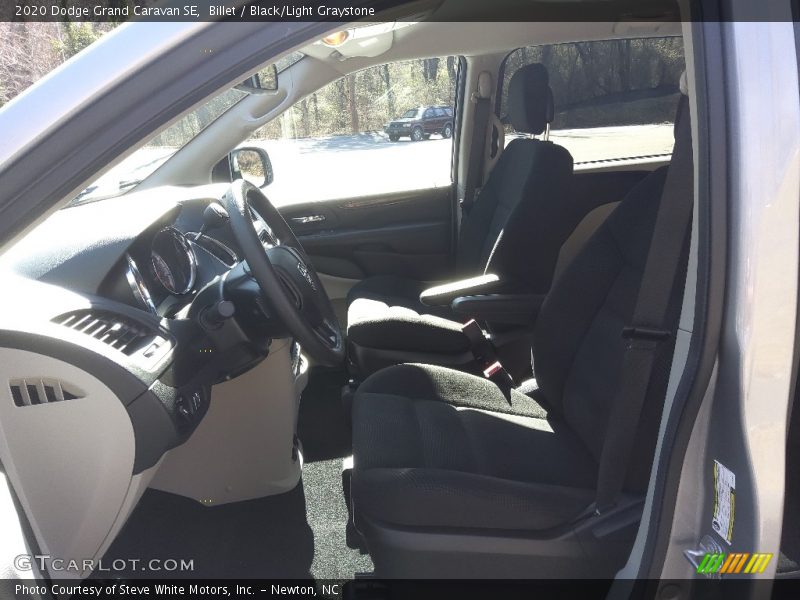 Billet / Black/Light Graystone 2020 Dodge Grand Caravan SE