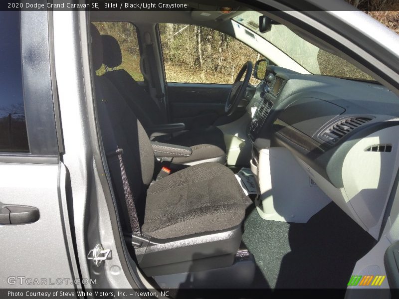Billet / Black/Light Graystone 2020 Dodge Grand Caravan SE