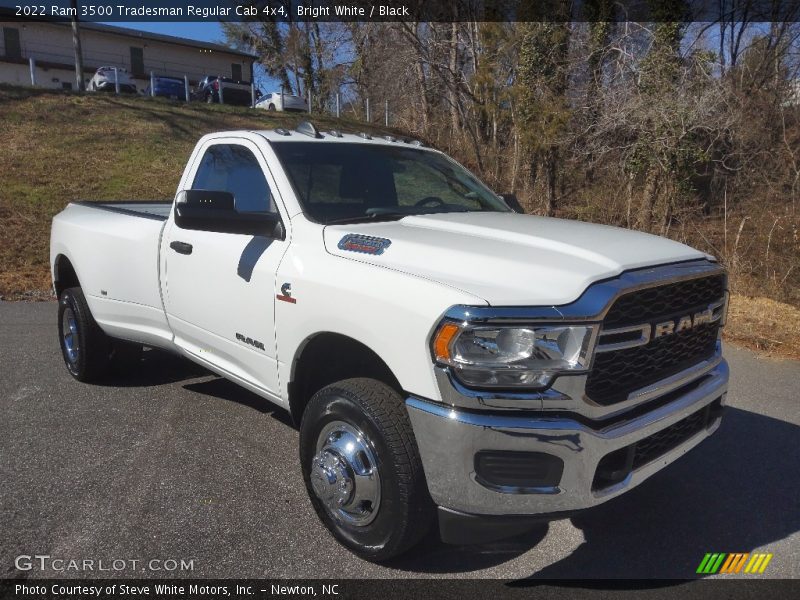 Bright White / Black 2022 Ram 3500 Tradesman Regular Cab 4x4