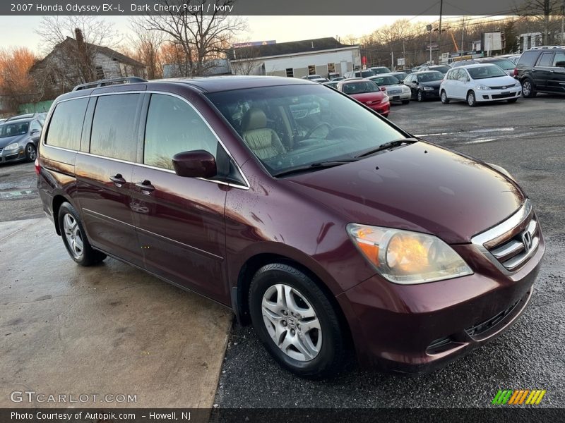 Dark Cherry Pearl / Ivory 2007 Honda Odyssey EX-L