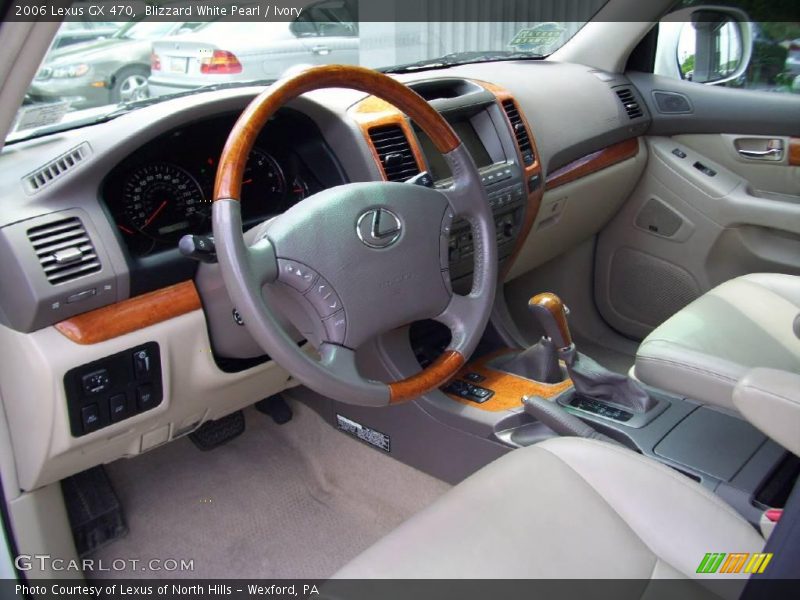 Blizzard White Pearl / Ivory 2006 Lexus GX 470