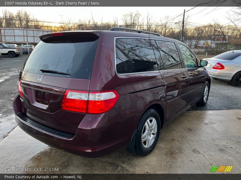 Dark Cherry Pearl / Ivory 2007 Honda Odyssey EX-L