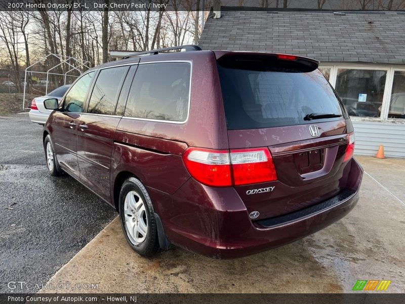 Dark Cherry Pearl / Ivory 2007 Honda Odyssey EX-L