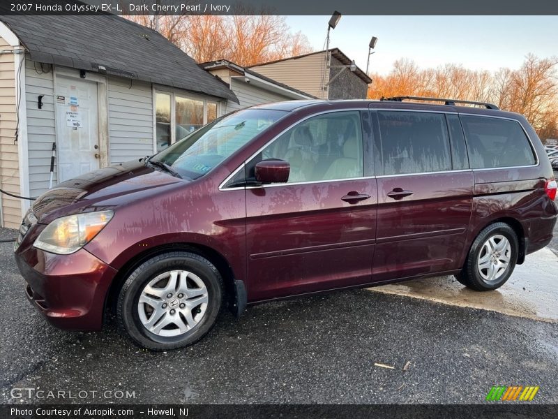 Dark Cherry Pearl / Ivory 2007 Honda Odyssey EX-L
