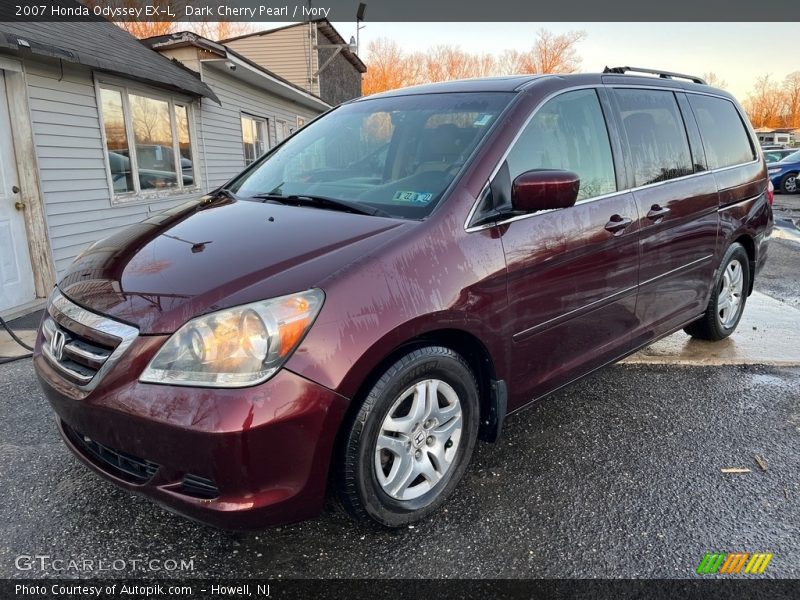 Dark Cherry Pearl / Ivory 2007 Honda Odyssey EX-L