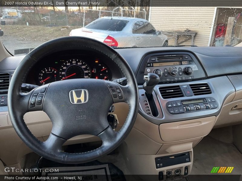 Dark Cherry Pearl / Ivory 2007 Honda Odyssey EX-L