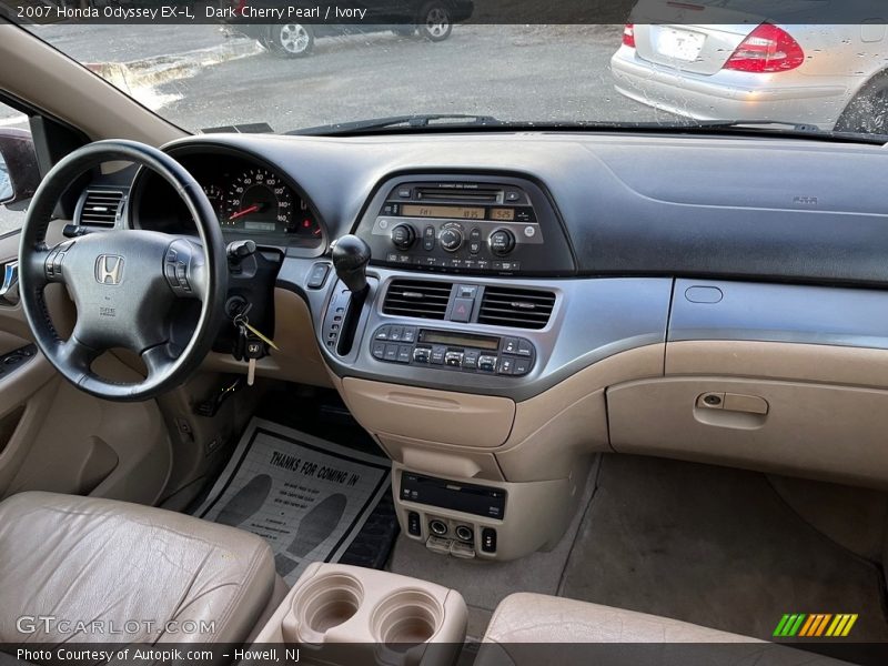 Dark Cherry Pearl / Ivory 2007 Honda Odyssey EX-L