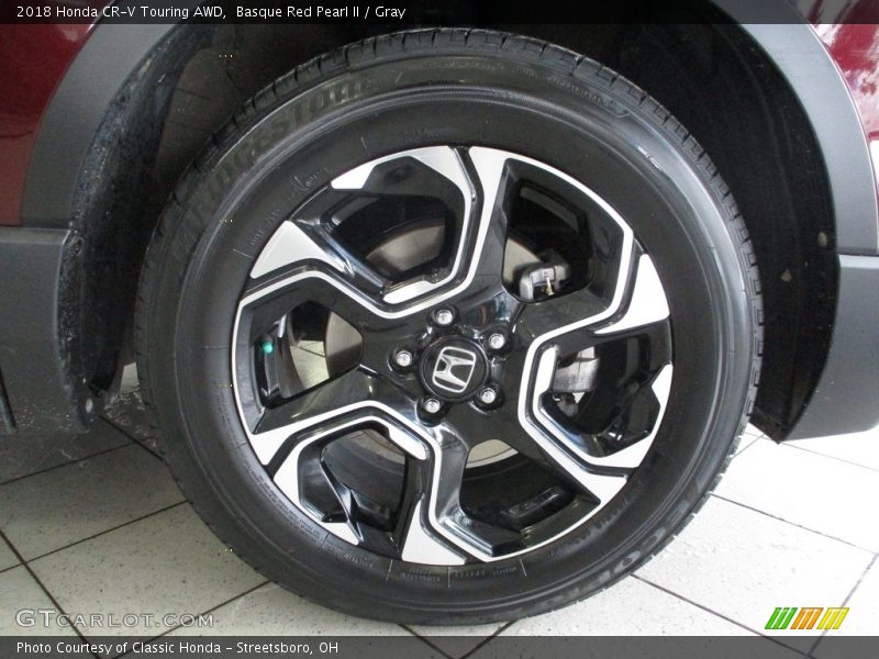 Basque Red Pearl II / Gray 2018 Honda CR-V Touring AWD