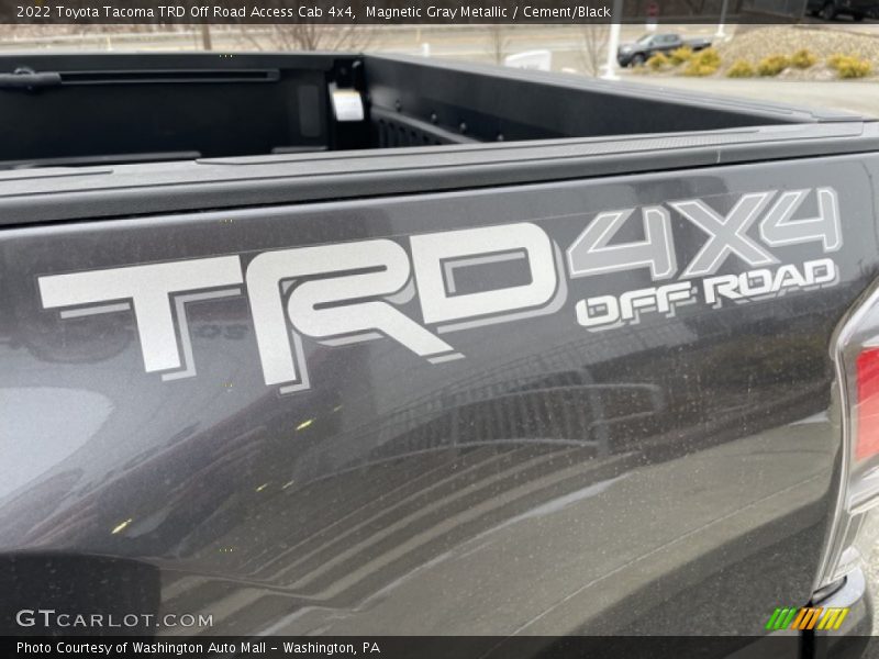 Magnetic Gray Metallic / Cement/Black 2022 Toyota Tacoma TRD Off Road Access Cab 4x4