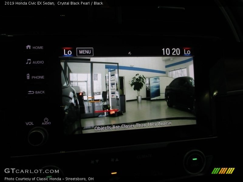 Crystal Black Pearl / Black 2019 Honda Civic EX Sedan