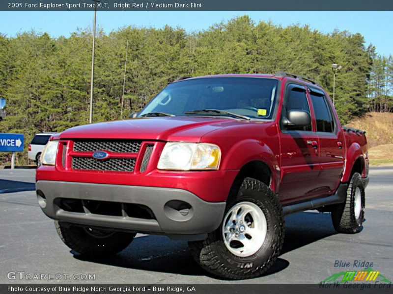 Bright Red / Medium Dark Flint 2005 Ford Explorer Sport Trac XLT