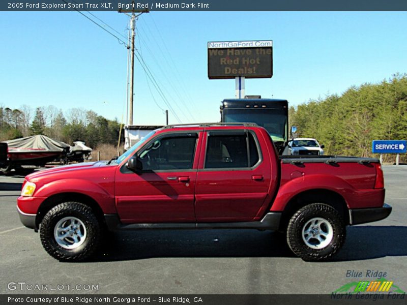 Bright Red / Medium Dark Flint 2005 Ford Explorer Sport Trac XLT