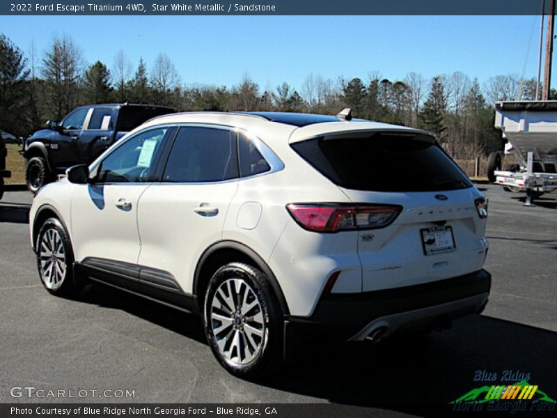 Star White Metallic / Sandstone 2022 Ford Escape Titanium 4WD