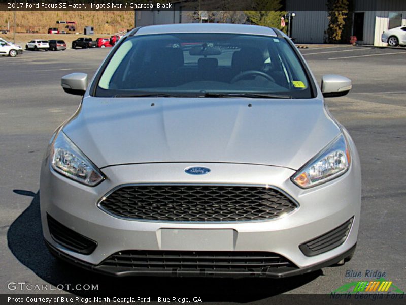 Ingot Silver / Charcoal Black 2017 Ford Focus SE Hatch