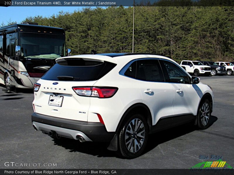 Star White Metallic / Sandstone 2022 Ford Escape Titanium 4WD