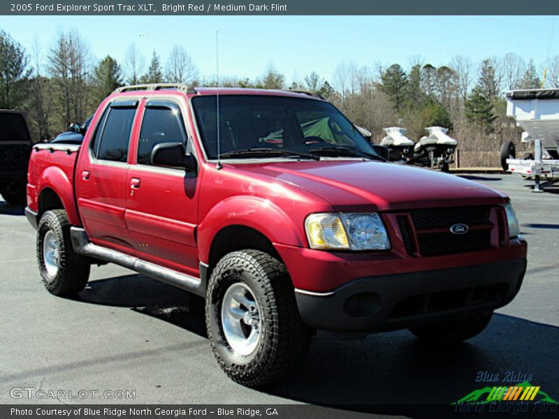Bright Red / Medium Dark Flint 2005 Ford Explorer Sport Trac XLT