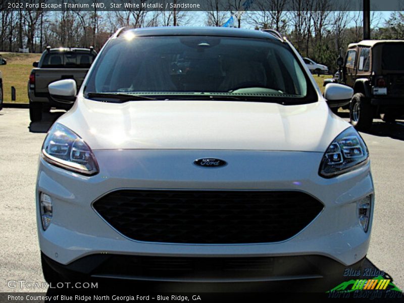 Star White Metallic / Sandstone 2022 Ford Escape Titanium 4WD