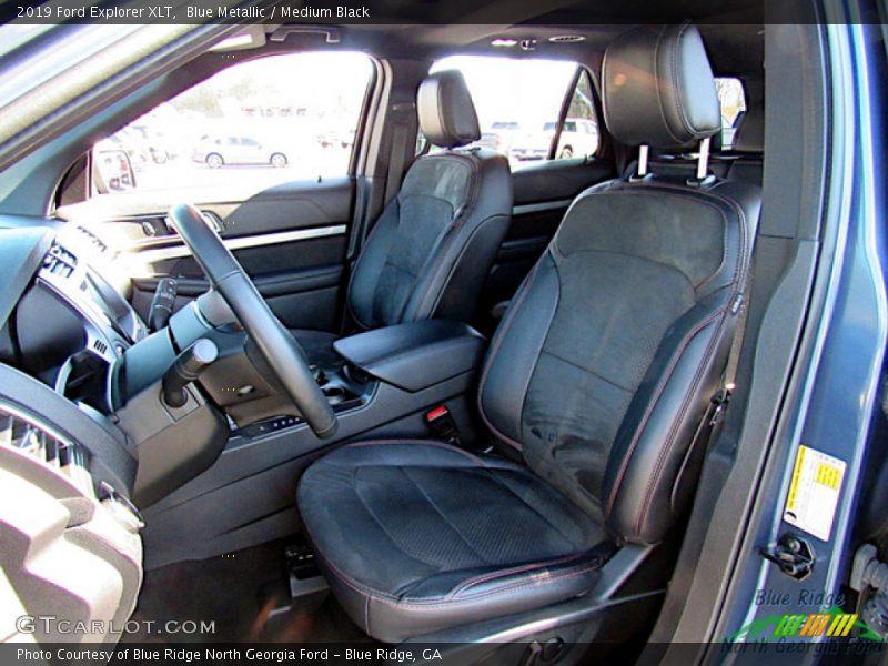 Blue Metallic / Medium Black 2019 Ford Explorer XLT