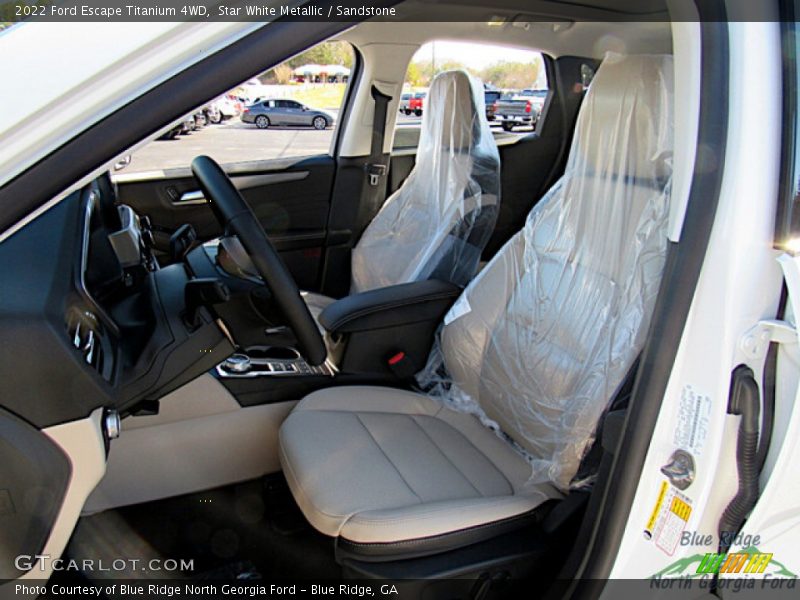 Star White Metallic / Sandstone 2022 Ford Escape Titanium 4WD