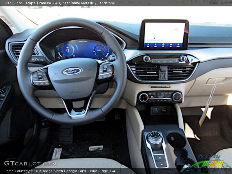 Star White Metallic / Sandstone 2022 Ford Escape Titanium 4WD