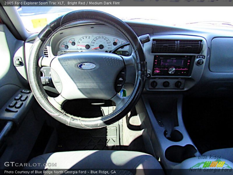 Bright Red / Medium Dark Flint 2005 Ford Explorer Sport Trac XLT