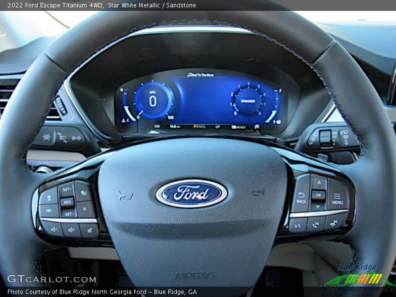 Star White Metallic / Sandstone 2022 Ford Escape Titanium 4WD