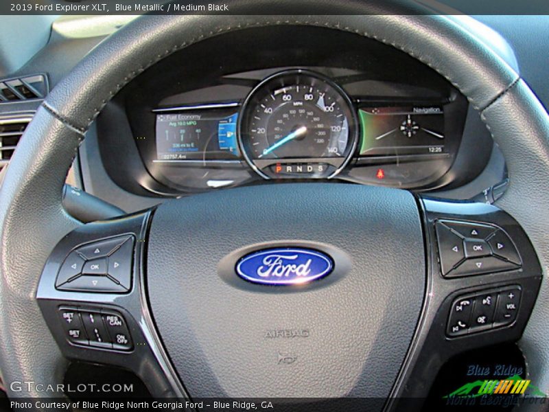 Blue Metallic / Medium Black 2019 Ford Explorer XLT