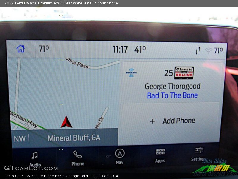 Star White Metallic / Sandstone 2022 Ford Escape Titanium 4WD