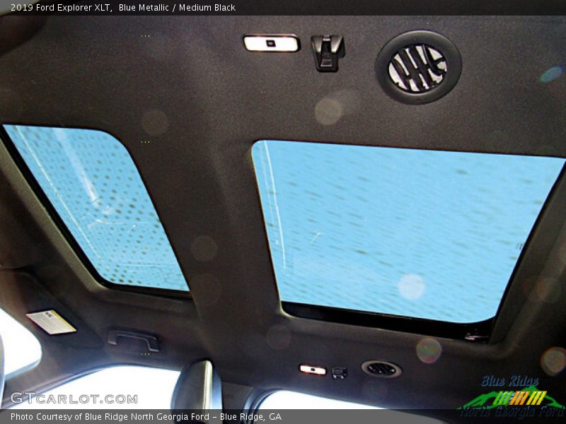 Blue Metallic / Medium Black 2019 Ford Explorer XLT