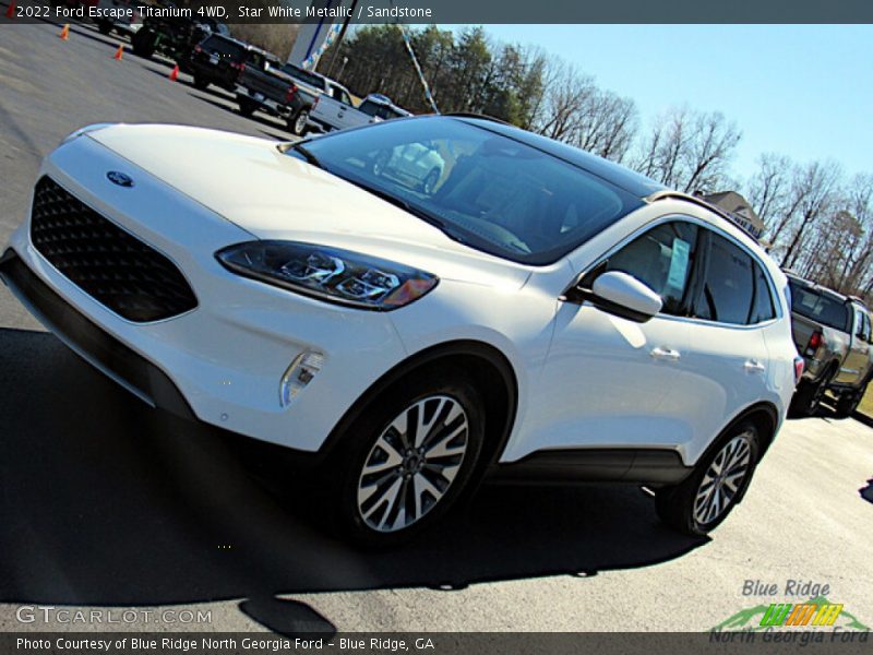 Star White Metallic / Sandstone 2022 Ford Escape Titanium 4WD