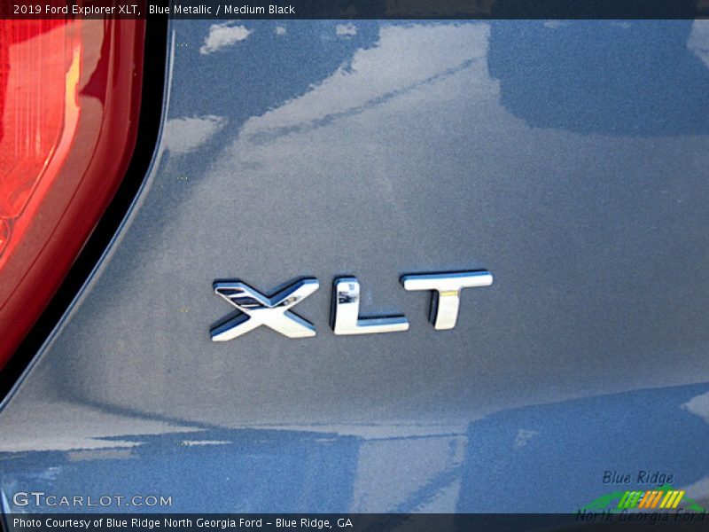 Blue Metallic / Medium Black 2019 Ford Explorer XLT