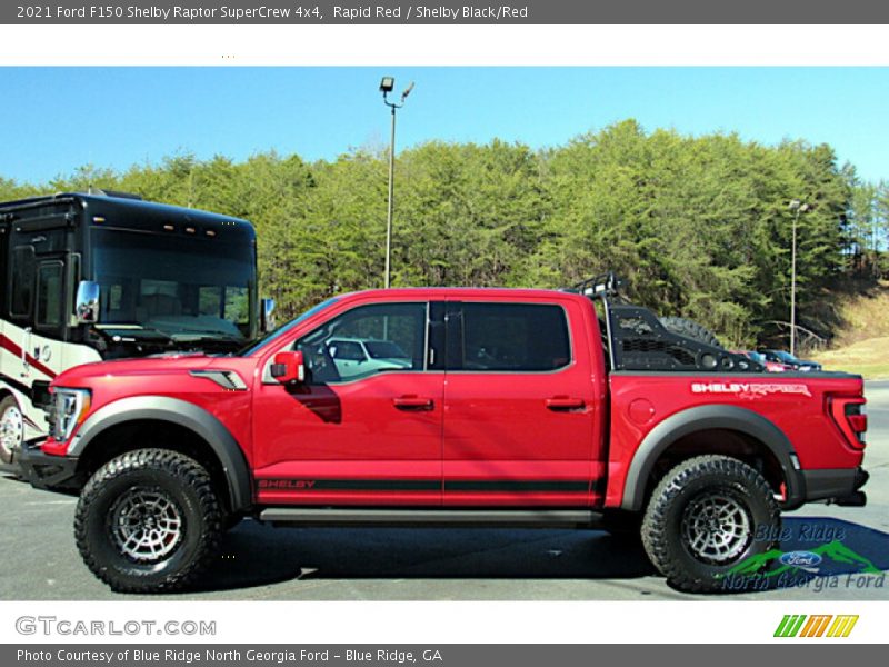  2021 F150 Shelby Raptor SuperCrew 4x4 Rapid Red