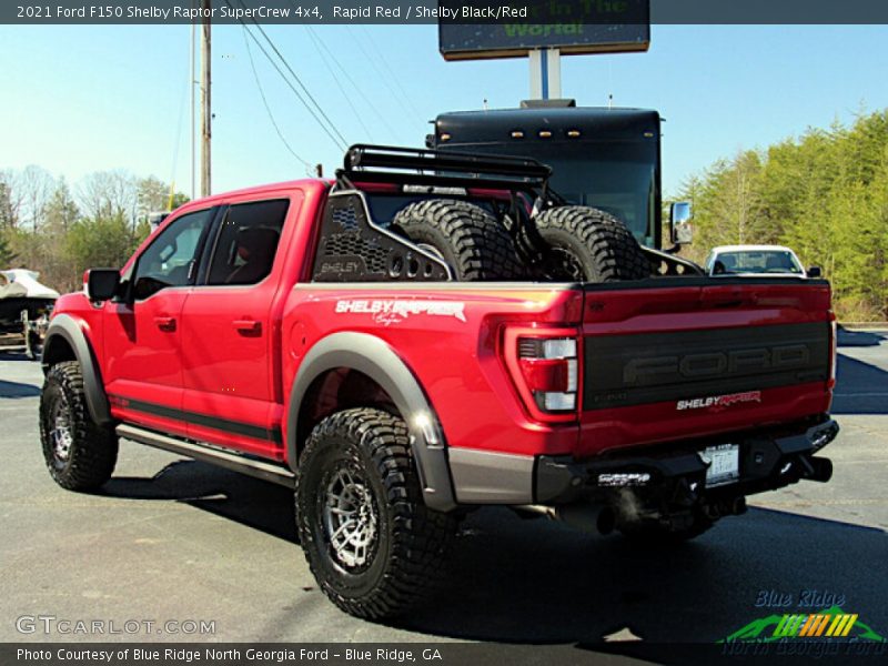Rapid Red / Shelby Black/Red 2021 Ford F150 Shelby Raptor SuperCrew 4x4